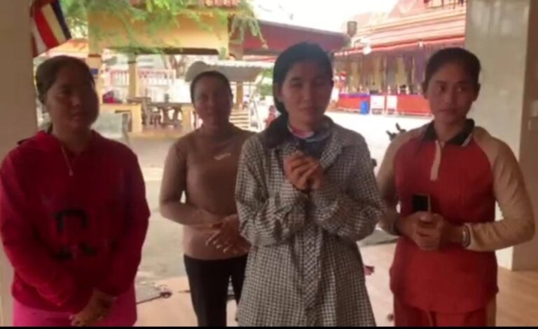 អ្នកលក់ដូរនៅមុខវត្តអូរត្រេះសុំការអភ័យទោសពីមហាជន